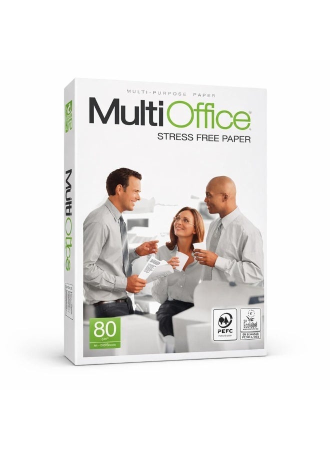 Multi Office Premium Multi Office A4 Copy Paper 3 X 500 80 GSM – 3 Reams / 1500 Sheets, Extra White, Smooth & Jam‑Free, for Office School Home Use. - Image 5